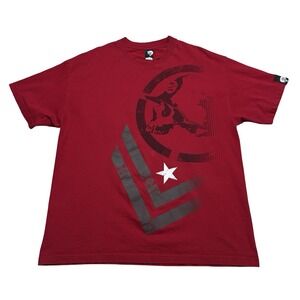 Vintage Y2K Metal Mulisha Demon Skull Men's XL Short Sleeve T Shirt‎ 23.5 x 30